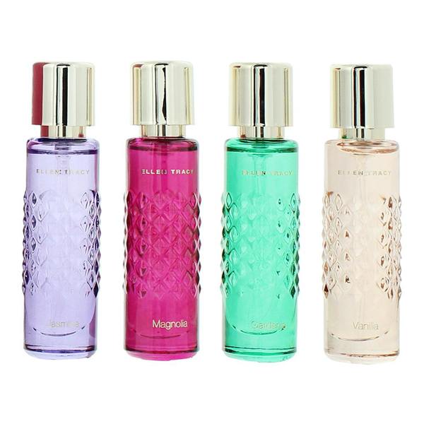 Ellen Tracy Eau de Parfum 15ml x 4 Gift Set Jasmine, Magnolia, Gardenia, Vanilla