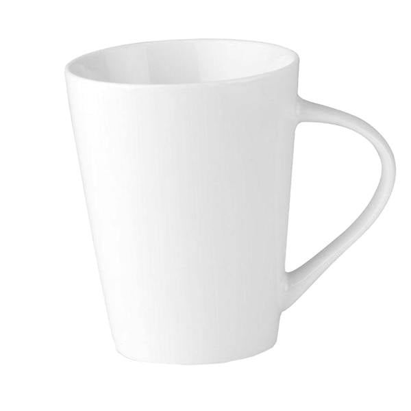 MidOcean Rome Conical Porcelain 250ml Mug - White - 