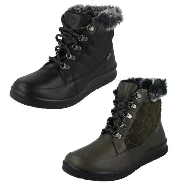 Van Dal Ladies Van Dal Waterproof Lace Up Ankle Boots