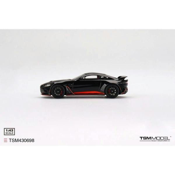 MCSlots Aston Martin V12 Vantage Jet Black 1:43 Scale TSM430698