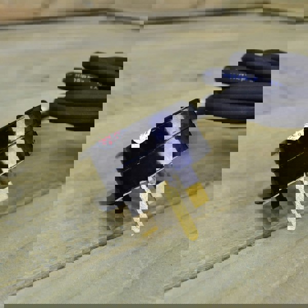 Samuel Alexander 300 Electric Blue LED Super-Long 29.9m Connectable Lights on a Black Cable