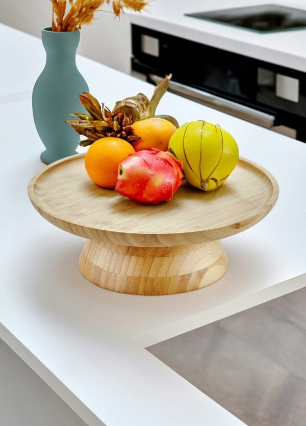 Rozi Natura Wooden Cake Stand