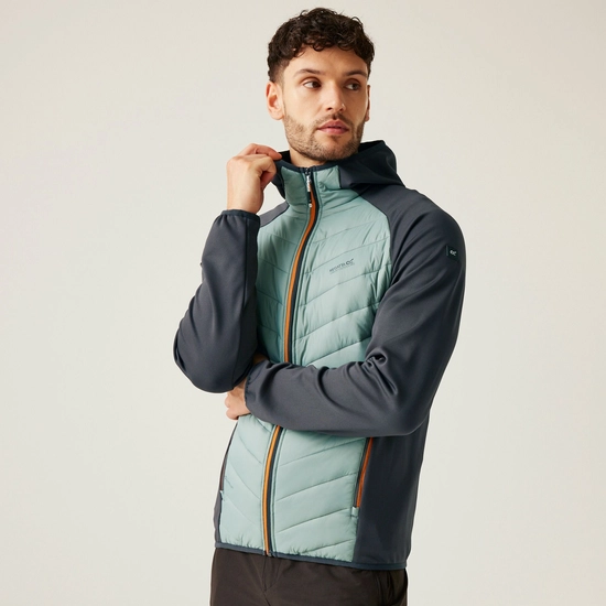 Regatta Mens Andreson VIII Hybrid Jacket - Glacier/Ash