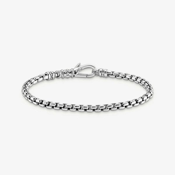 THOMAS SABO Venezia 4mm Silver Chain Bracelet A2186-637-21