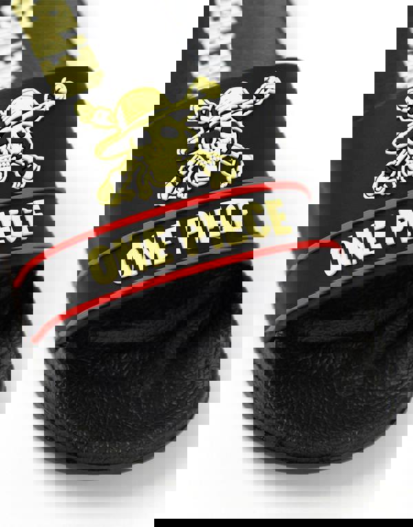 One Piece Boys Black Logo Sliders