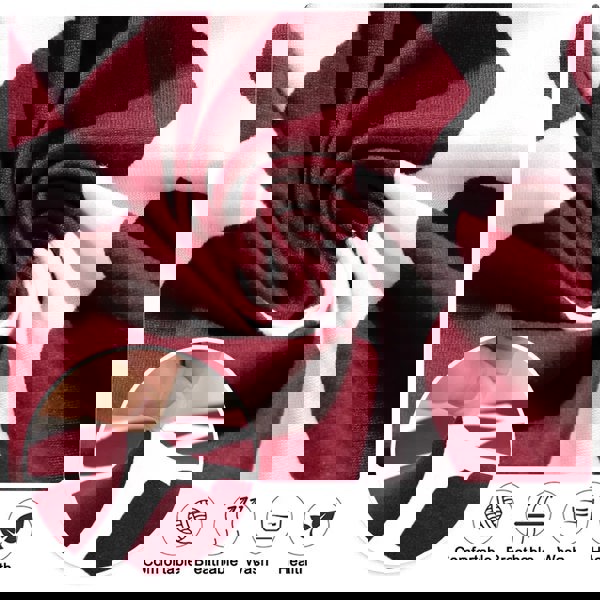 Anyseat Chair Cover Black Plain No Print Stretch Seat Cover for Home Dinning Kitchen Washable Removable