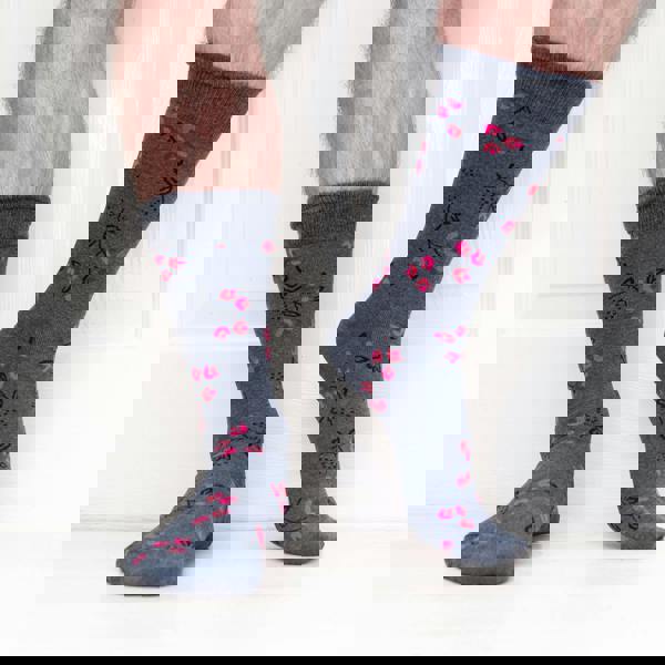 Jemsox Ditsy Flower Design Mens Socks – Organic Cotton