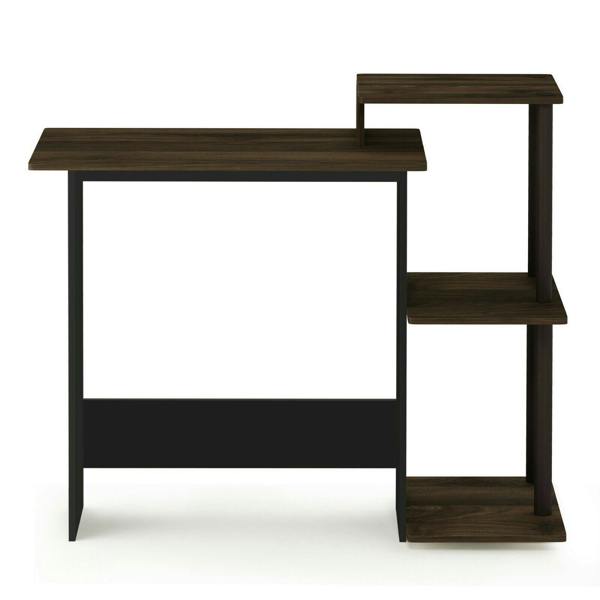 WALPLUS Premium Desk | Efficient Home Laptop Notebook Computer Desk, Columbia Walnut/Brown for Smart Space Utilization
