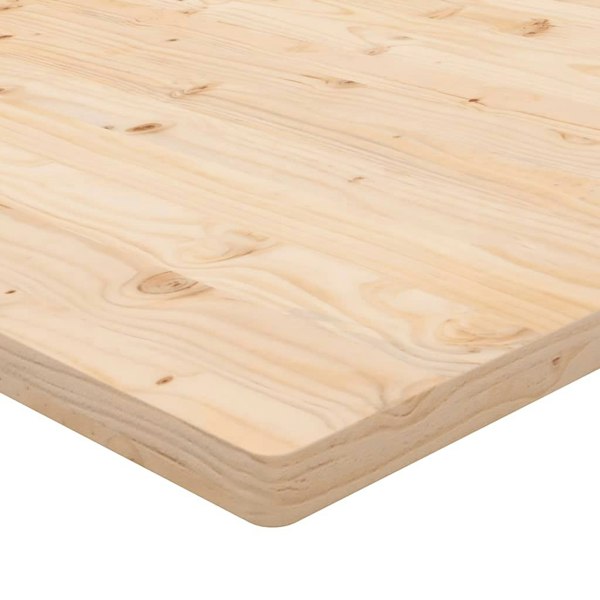 Berkfield Table Top 80x40x2.5 cm Solid Wood Pine Rectangular