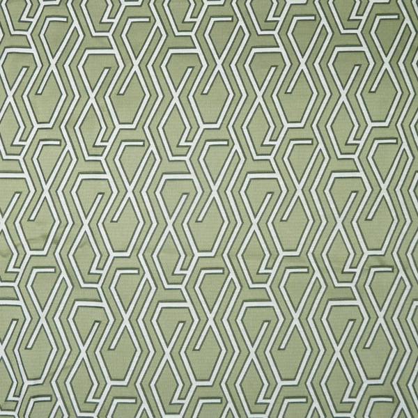 Manhattan* fabric close-up in Moss