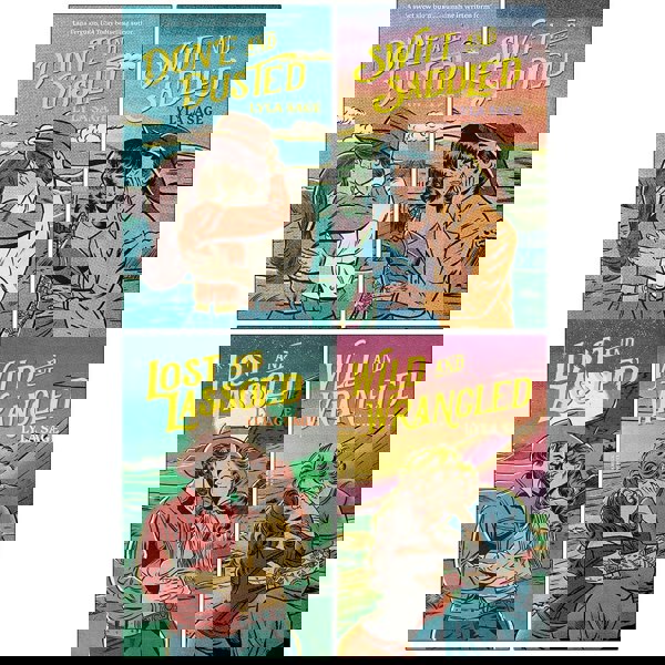 Rebel Blue Ranch Series 4 Books Collection Set By Lyla Sage (Done and Dusted, Swift and Saddled, Lost and Lassoed and Wild and Wrangled)