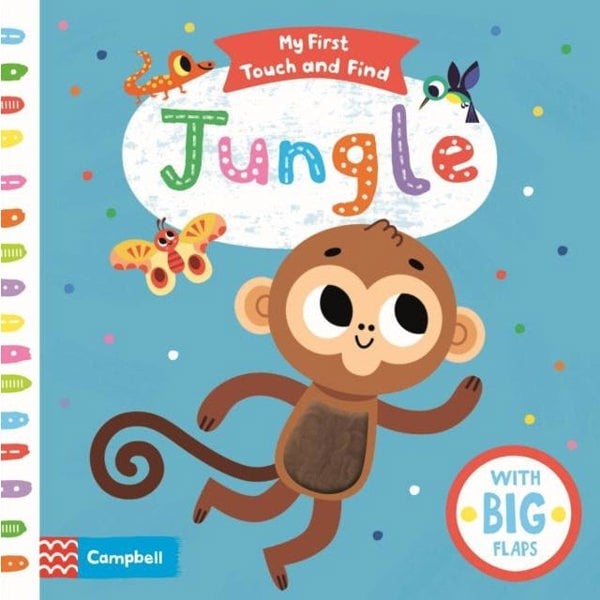 Macmillan My First Touch and Find Jungle Children Early Learning Activity Book