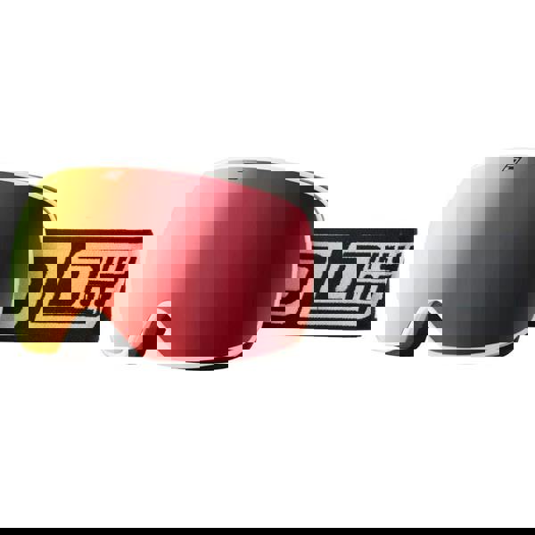 Dirty Dog MUTANT 2.0 - White with Red Fusion Mirror & Yellow Lens