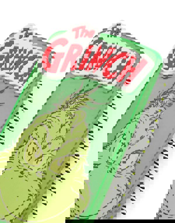 The Grinch Womens Multicoloured Character Face Hair Brush and Scrunchie Set (One Size)