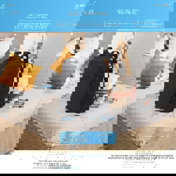 Flight Knight Underseat Backpack 40x20x25cm Free Ryanair easyJet Carry On Luggage