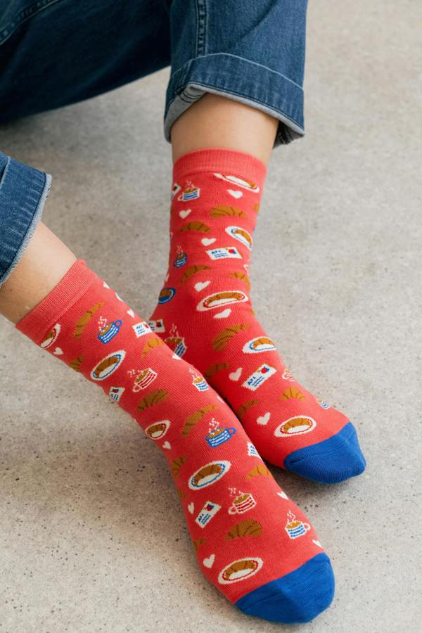 Lily & Me Beau The Bear Bamboo Socks And Decoration Giftbox
