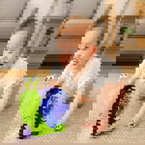 Dragodirect Light-Up Musical Snail Toy Automatic Crawling and Sensory Development for Toddlers