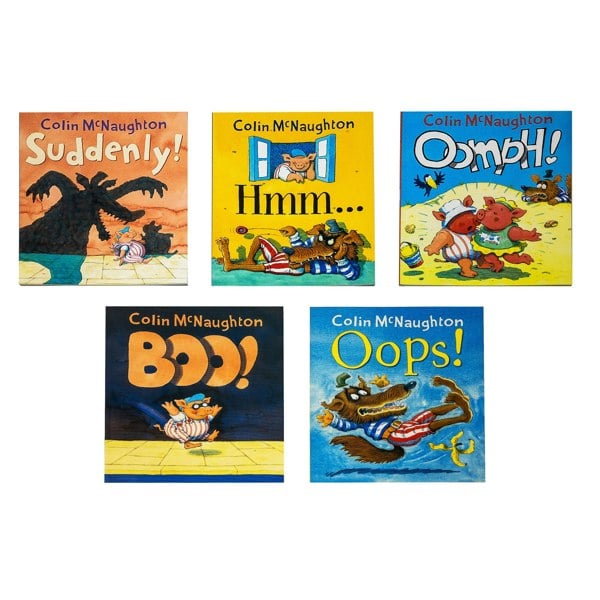 Colin McNaughton Collection 5 Book Set - Oomph!, Suddenly!, Hmm, Boo!, Oops!