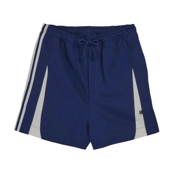 Y-3 Mens French Terry 3 Stripes Shorts - Blue - 