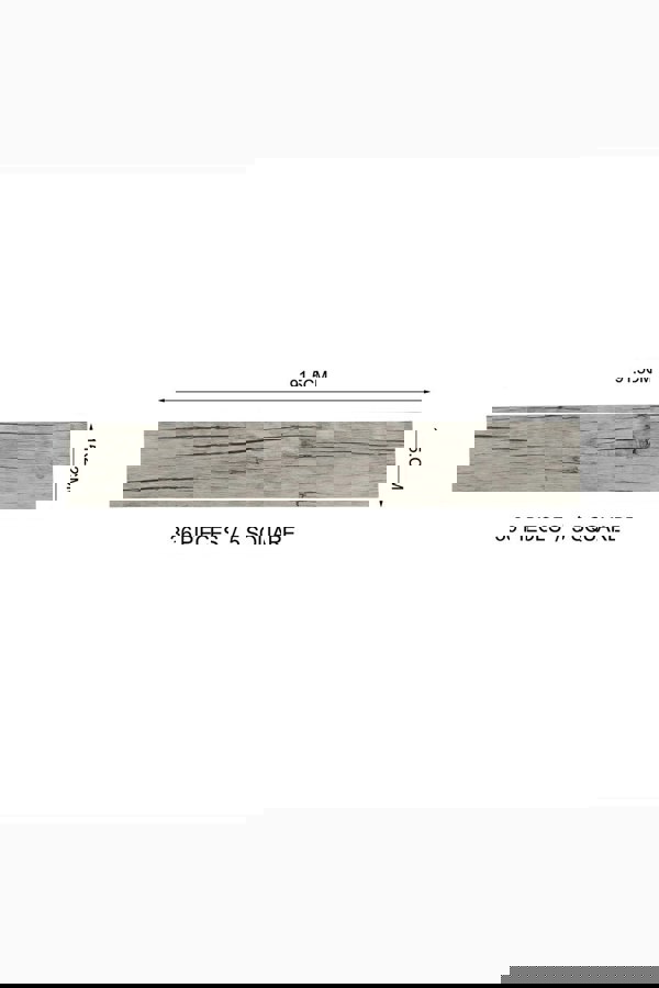 Living and Home Rustic Lifelike Wood Grain Self-adhesive PVC Flooring 36Pcs