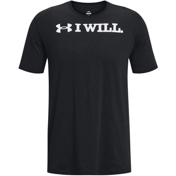 Under Armour Mens I Will T-Shirt - Black - 