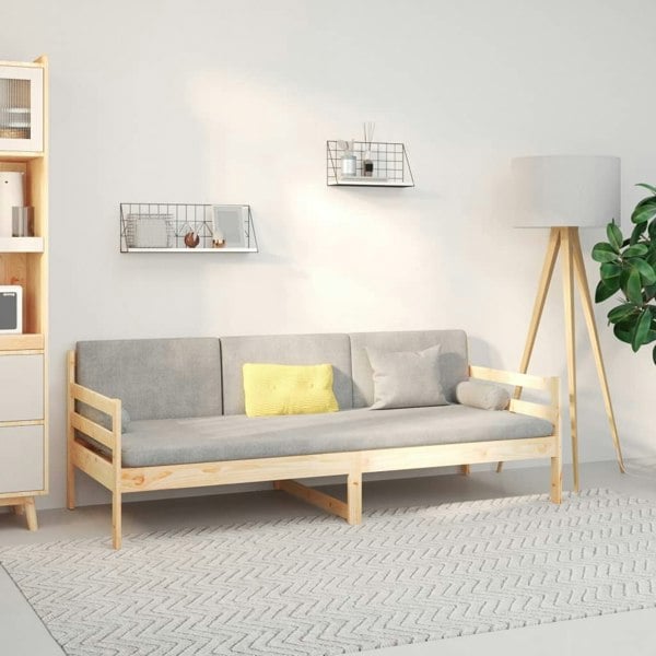 Berkfield Day Bed 90x190 cm Solid Wood Pine