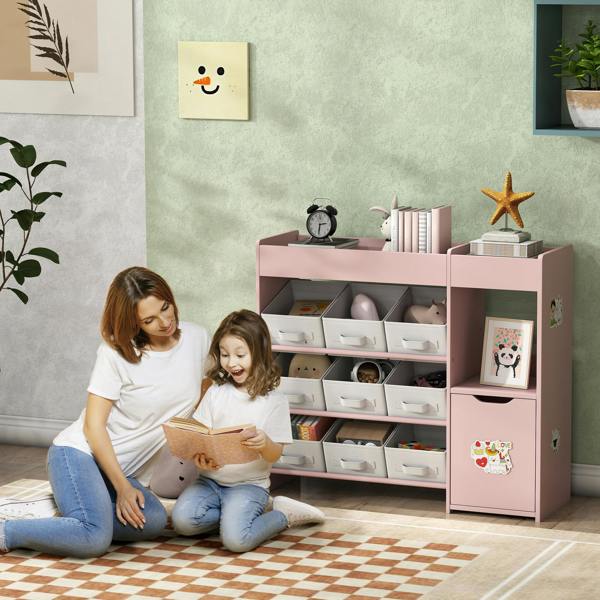 AIYAPLAY Kids Toy Storage with 9 Removable Boxes, Toy Storage Units