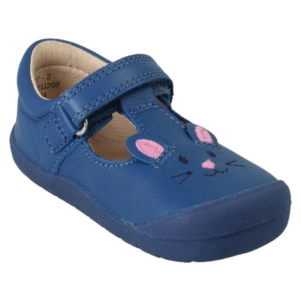Start-rite Girls Startrite Cat Design Casual T-Bar Shoes Fellow