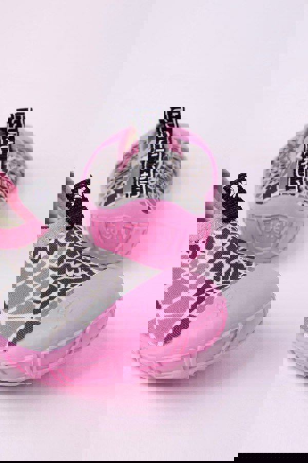 Turtl Kids' Recycled Water Shoes in Pink & Shell Print