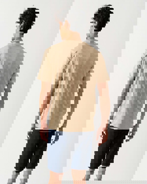 HUGO Dapusi Mens Logo Print T-Shirt - Medium Beige 269