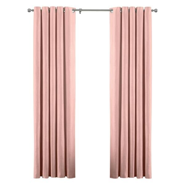 Riva Home Atlantic Eyelet Ringtop Curtains - Blush Pink