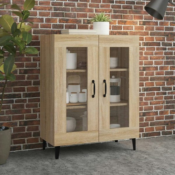 Berkfield Sideboard Sonoma Oak 69.5x34x90 cm Engineered Wood