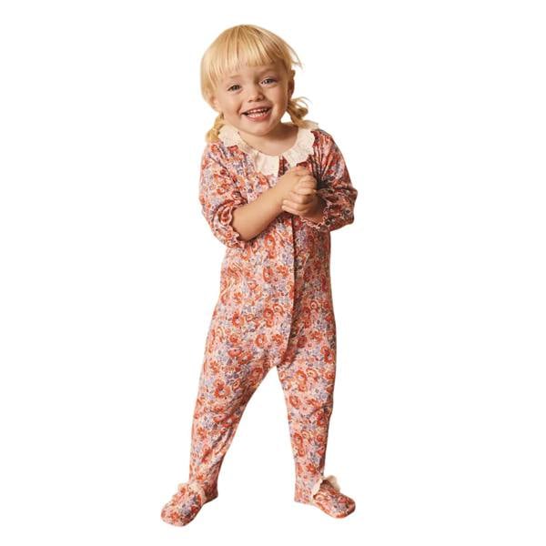 Cath Kidston Baby Floral Sleepsuit (Pack of 3) - Blue - 