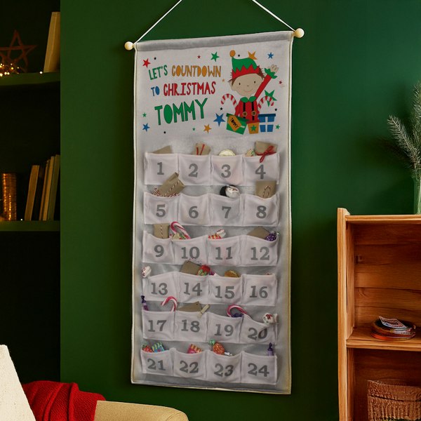 Personalised Memento Company Personalised Christmas Elf Advent Calendar