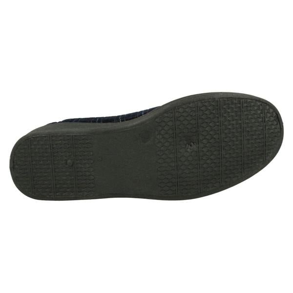 Spot On Mens Spot On Hook & Loop Slippers MVSN