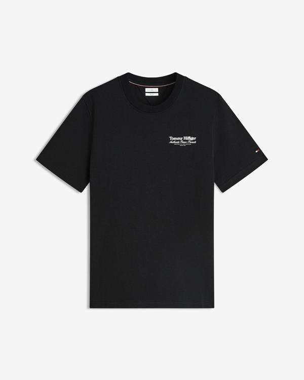 Tommy Hilfiger Nautical Back Graphic Mens T-Shirt - Black