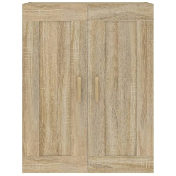 Berkfield Wall Cabinet Sonoma Oak 69.5x32.5x90 cm Engineered Wood