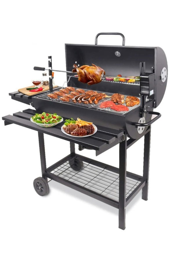 Groundlevel XXL BBQ Grill with Automated Rotisserie