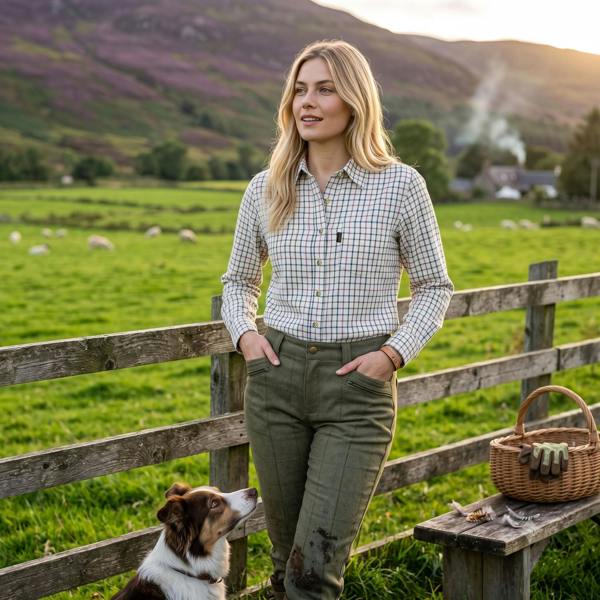 Game Ladies Tattersall Shirt