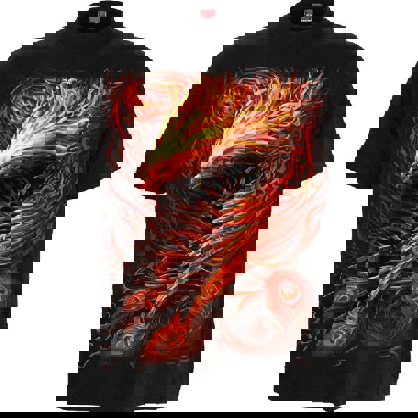 PHOENIX ARISEN - T-Shirt Black - Spiral USA