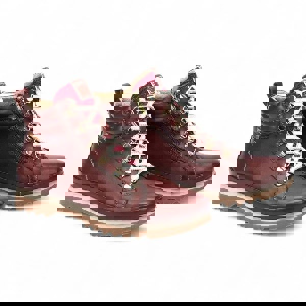 Pikolinos Vigo - Women’s Arcilla Red Leather Ankle Trainers Boots