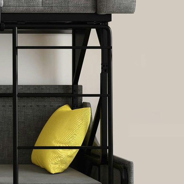 Pérez Two Seater Sofa Bed, Bunk Bed, Linen-Weilai Concept-Weilai Concept