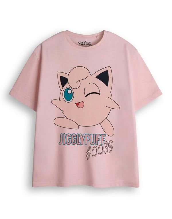 Pokemon Girls Multicoloured Pikachu, Eevee & Jigglypuff Multi-Pack of 3 Short-Sleeved T-Shirts