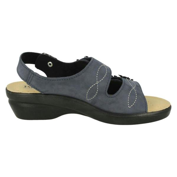 Padders Ladies Padders Hook & Loop Sandals Bluebell