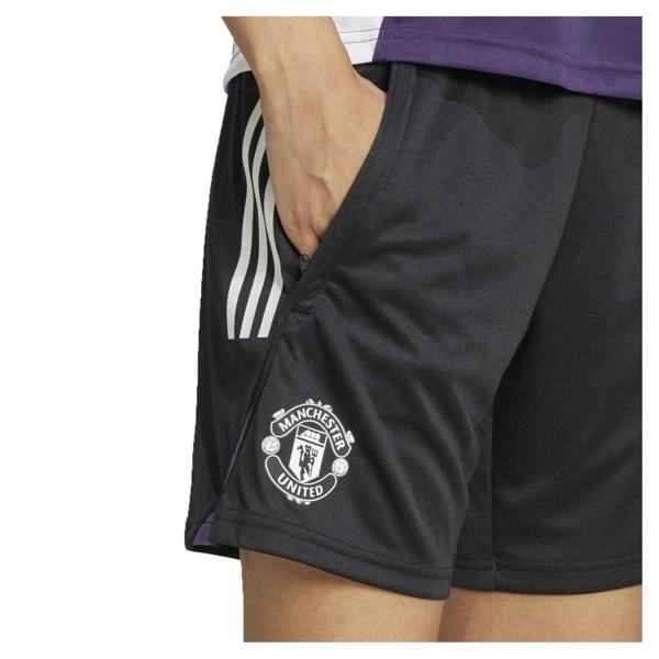 Adidas Womens/Ladies Manchester United FC Shorts - Black - 