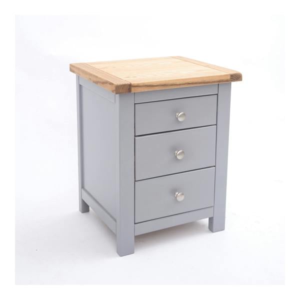 Cabinet Bits Mirano 3 Drawer Bedside Table