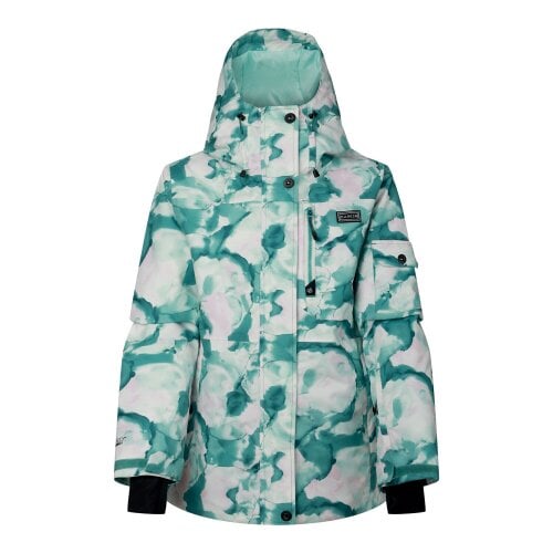Dare 2B Womens/Ladies Snowline Marble Effect Ski Jacket - Teal