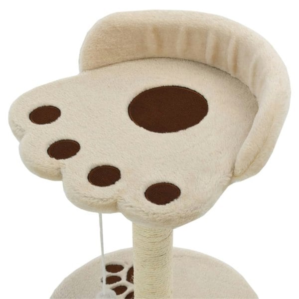 Berkfield Cat Tree with Sisal Scratching Post 40 cm Beige and Brown