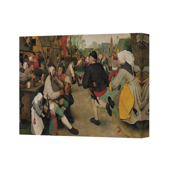 Benjamin Tate Design Medieval Village Scene Canvas Print Artwork 3984 Fine Art Reproduction