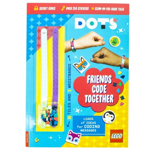 LEGO DOTS: Friends Code Together (with stickers, LEGO tiles and two wristbands)